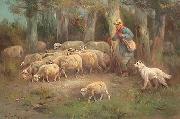 unknow artist Sheep 108 china oil painting reproduction